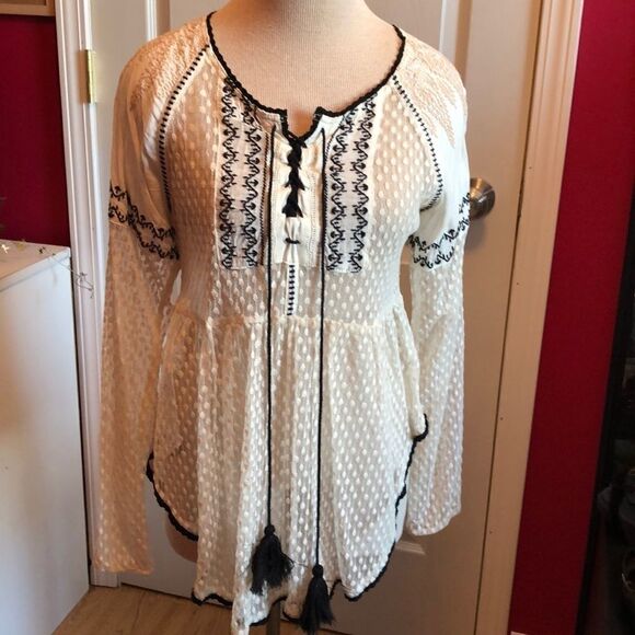 Anthropologie Hazel lace top sz S - Picture 1 of 4